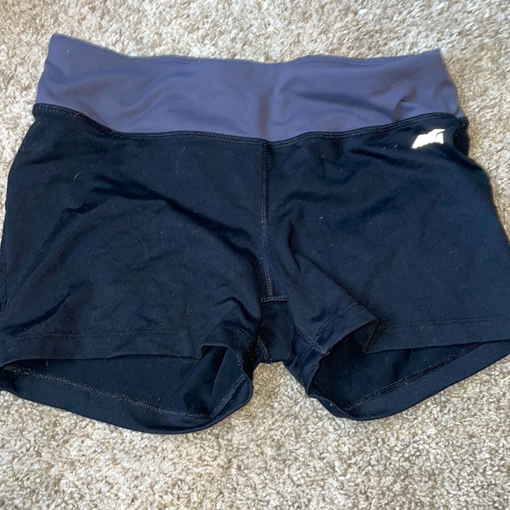 Black comfortable tight shorts